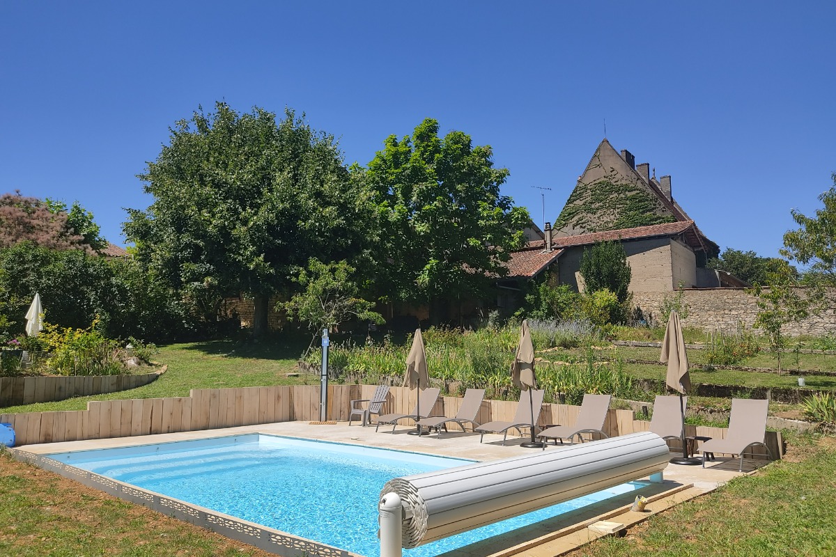 La Magoge - piscine - Chambre d'hôtes - Coligny