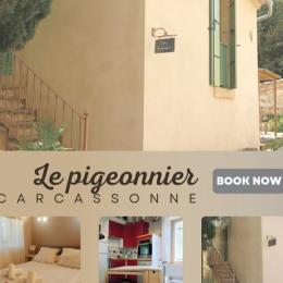 Vue extérieure Gîte-Pigeonnier - Location de vacances - Carcassonne