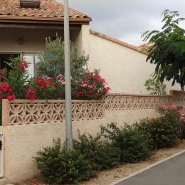 La terrasse et le jardinet fleuri  - Location de vacances - Saint Pierre La Mer