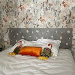Chambre avec lit double en 160 - vue 1 - Location de vacances - Ventenac-en-Minervois