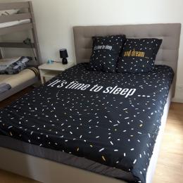 chambre avec lit double et avec lit superposer pour 2 couchage supplémentaire - Location de vacances - Cabourg