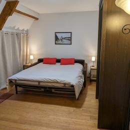Séjour vu de l'entrée - Location de vacances - Équemauville