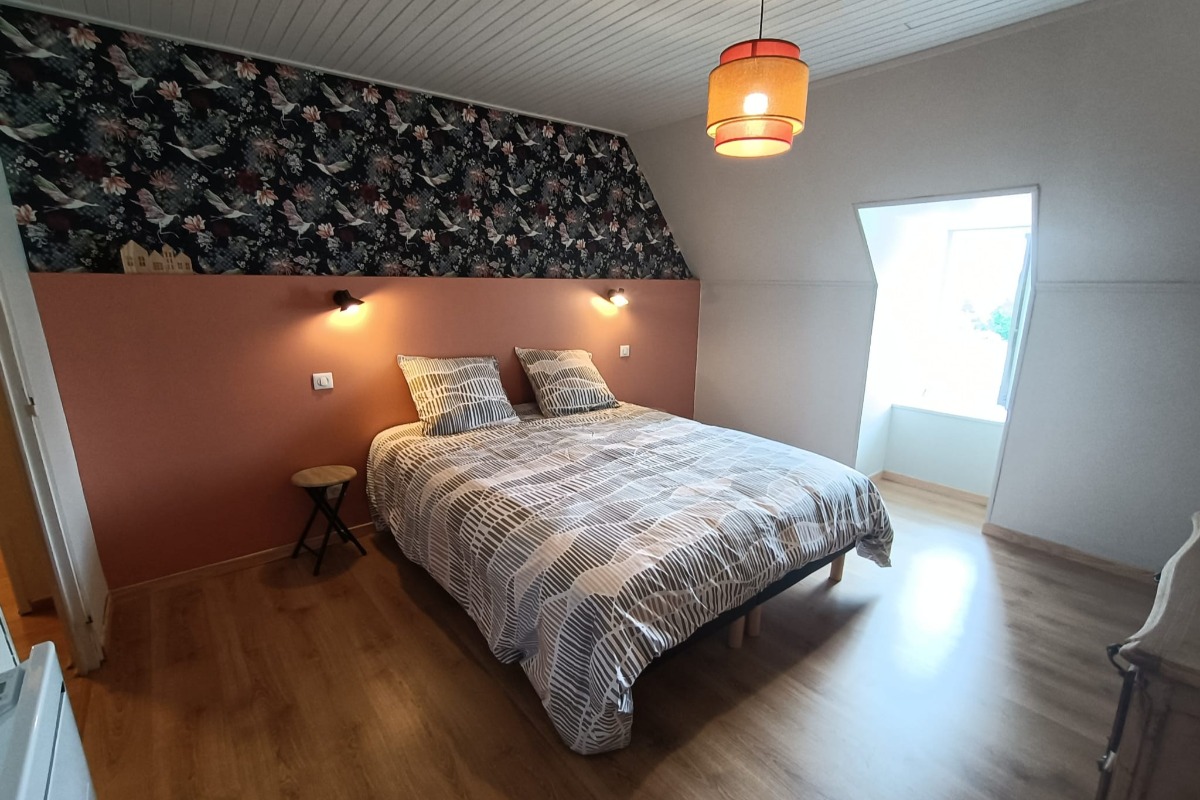 Chambre 1 lit 160 - Location de vacances - Anglards-de-Salers