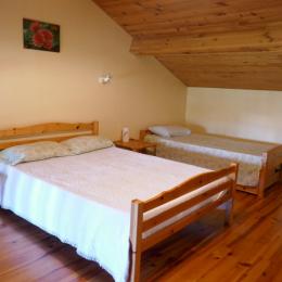 La chambre avec les deux lits  - Location de vacances - Port-d'Envaux