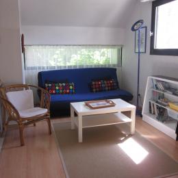 Location de vacances en appartement sur jardin à 300m de la mer, Trégastel, Côtes d'Armor, Bretagne -séjour - Location de vacances - Trégastel