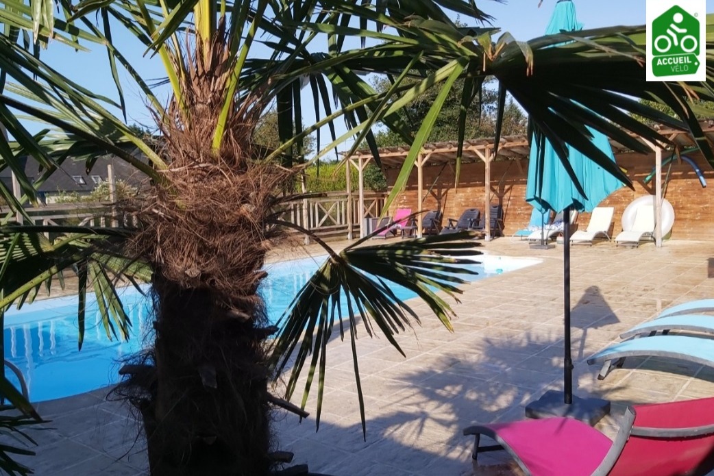 @Clévacances - Location - La Grande Maison - Domaine de la Tarais - piscine - Location de vacances - Calorguen