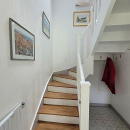 Clévacances - Maison - 6 personnes,  escalier sécurisé vers étage. - Location de vacances - Pleumeur-Bodou