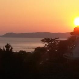 Lever de Soleil depuis les Chambres - Location de vacances - Perros-Guirec