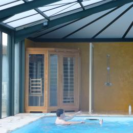 Piscine et sauna infrarouge - Location de vacances - Plestin-les-Grèves