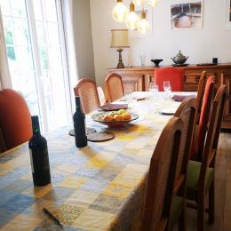 La salle à manger - Location de vacances - Saint-Alban
