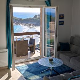 Vue sur la Pointe du Château et l'île Tomé - Location de vacances - Perros-Guirec