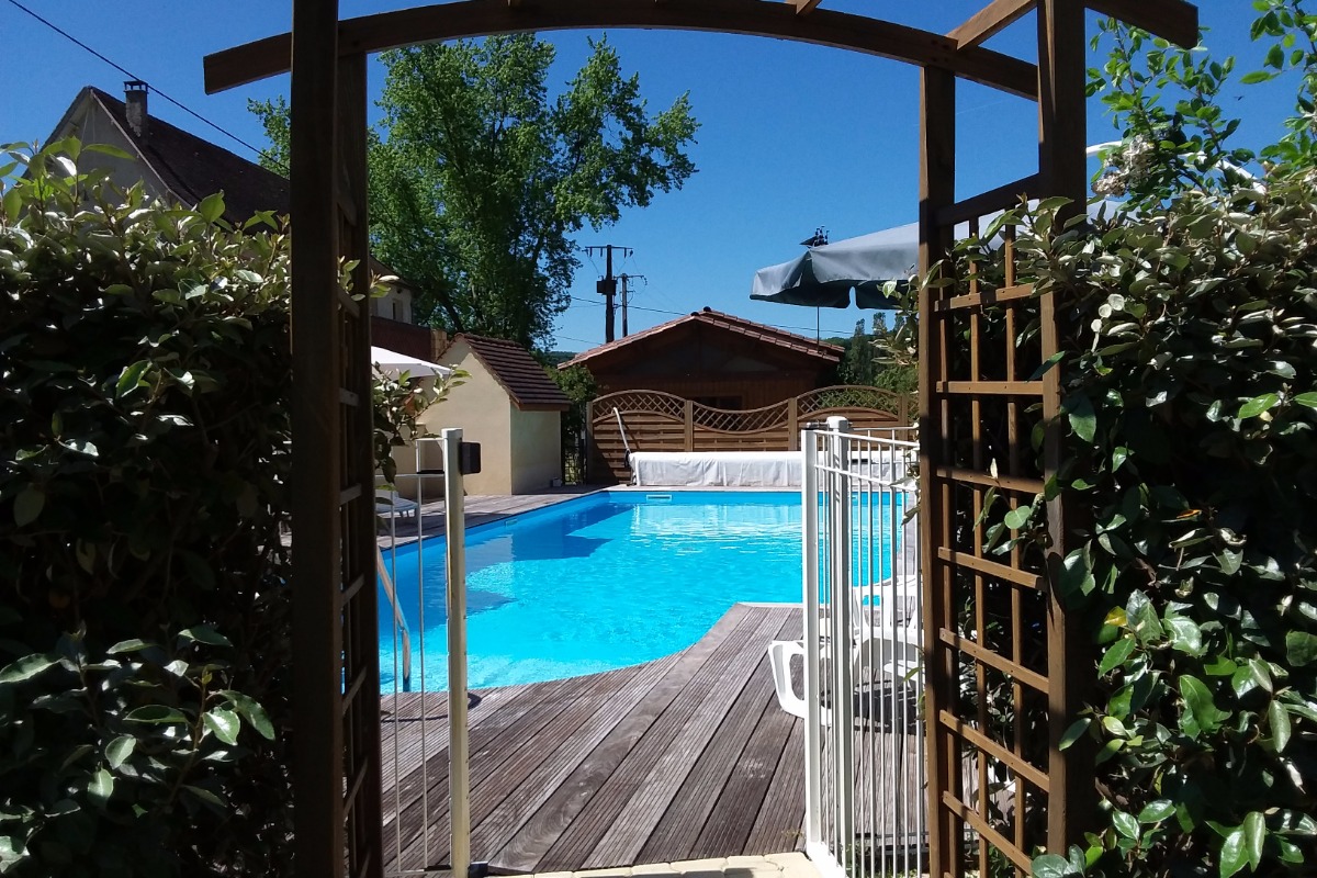 piscine privative 5x10m - Location de vacances - Carlux