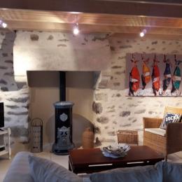 le salon - Location de vacances - Santec