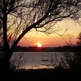 coucher de soleil vu de la véranda - Location de vacances - Roscoff