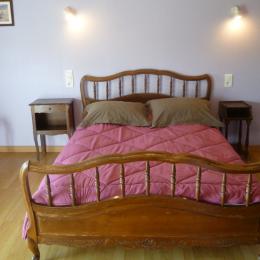 Chambre avec 1 lit 140 - Location de vacances - Scrignac