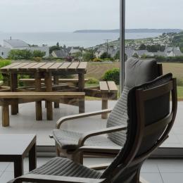 Vue panoramique depuis le salon - Location de vacances - Telgruc-sur-Mer