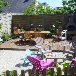 jardin clos avec barbecue - Location de vacances - Roscoff