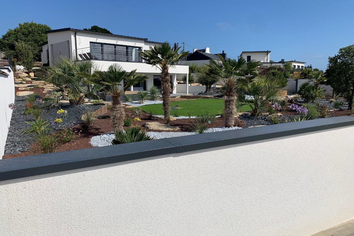 terrasse avec vue sur la baie - Location de vacances - Carantec