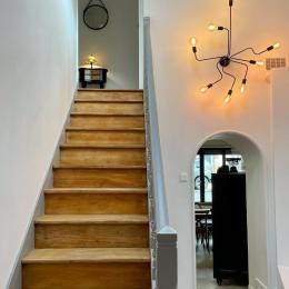 escalier accès à étage - Location de vacances - Gouézec