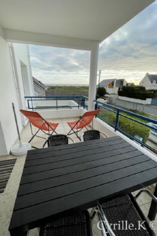 Balcon avec salon de jardin - Location de vacances - Treffiagat