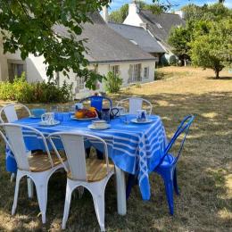 Jardin privatif à l'arrière de la maison - Location de vacances - Moëlan-sur-Mer