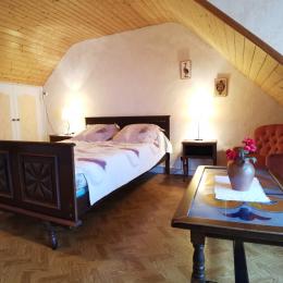 Etage 1: Chambre 1 avec lit 140 - Location de vacances - Guilvinec