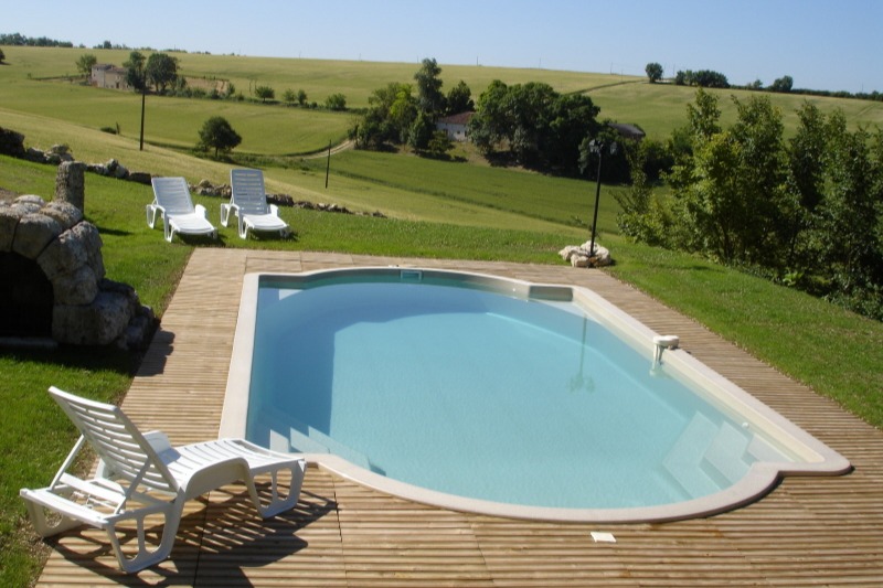 Vue dégagée sur les vallons - Location de vacances - Castéra-Lectourois