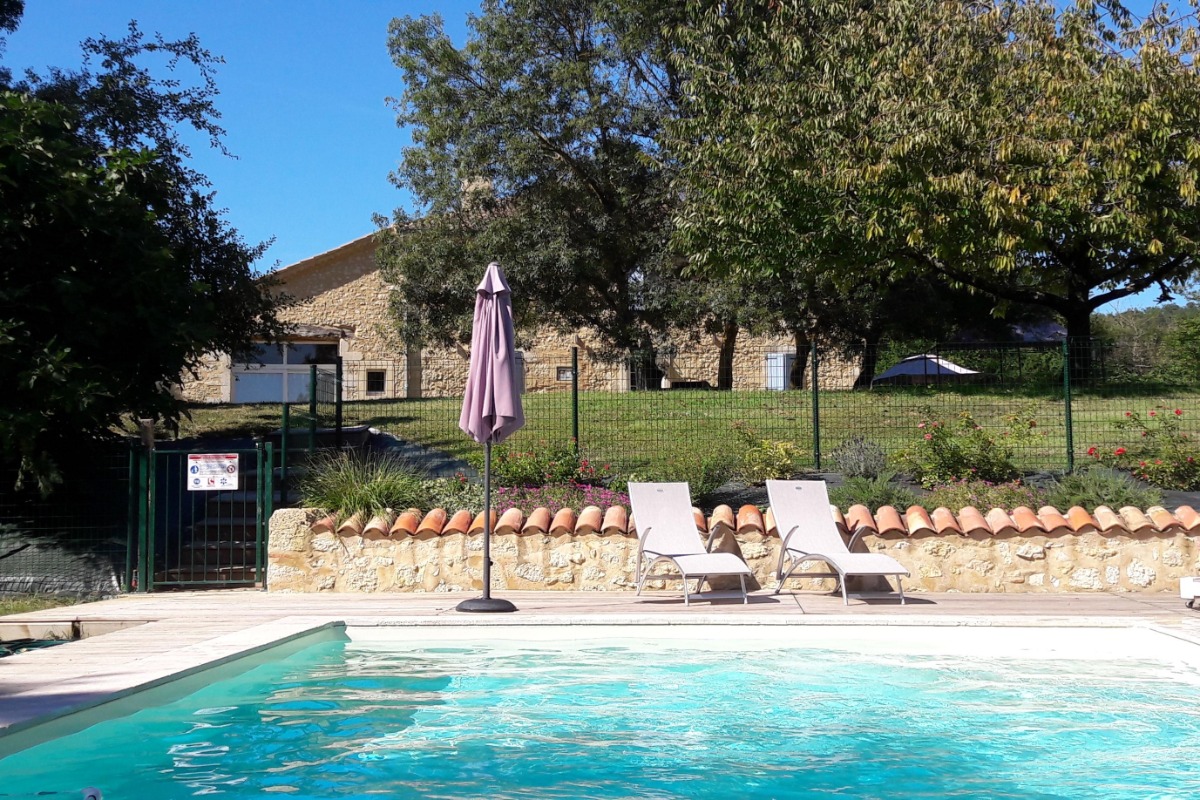 piscine chauffée 10x5 m - Chambre d'hôtes - Saint-Puy