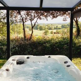 Gîte Cèdre: avec sa terrasse couverte ! Par beau temps, vous pourrez prendre vos repas en exterieur - Location de vacances - Peyrusse-Grande