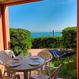 terrasse et jardinet vue sur la mer - Location de vacances - Sète