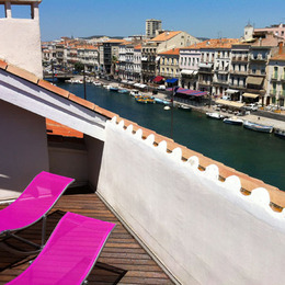 Vue de la terrasee - Location de vacances - Sète