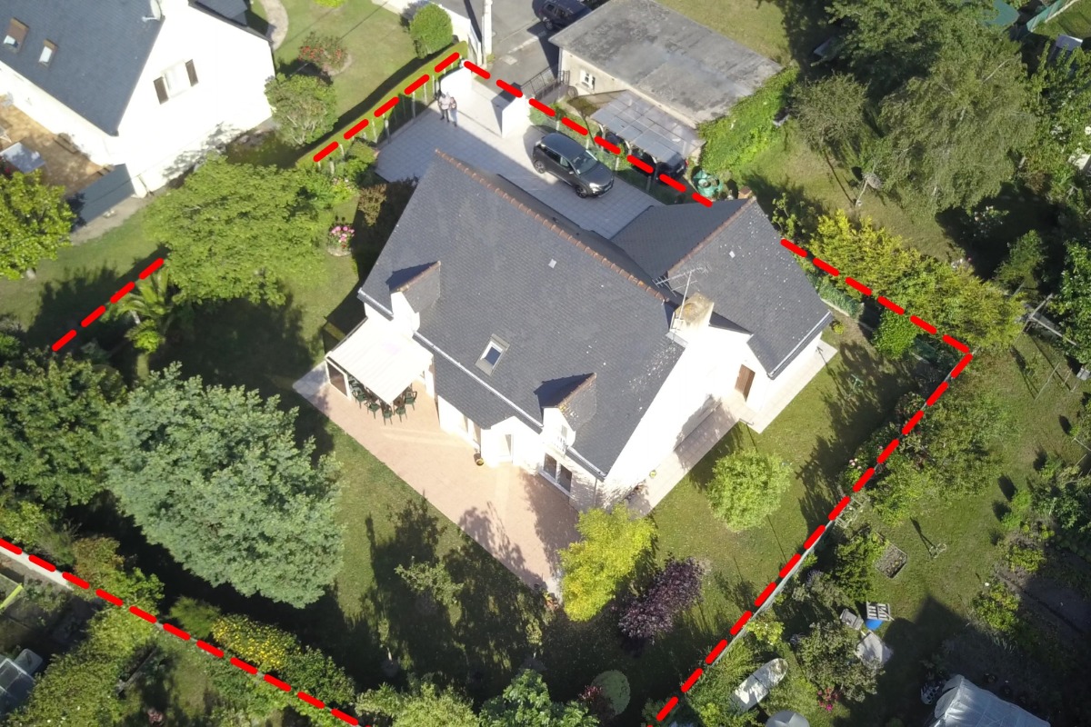 Vue d'ensemble de la propriété (Drone) - Location de vacances - Dinard