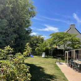 Le jardin, la terrasse (Drone) - Location de vacances - Dinard