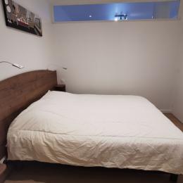 Chambre avec lit double 160 - Location de vacances - Dinard