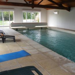 dimension de la piscine de 10 m sur 5 m - Location de vacances - Mouhet