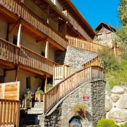 Chalet avec piscine à débordement, sauna, hammam et spa aux Deux Alpes - Entrée - Location de vacances - Vénosc