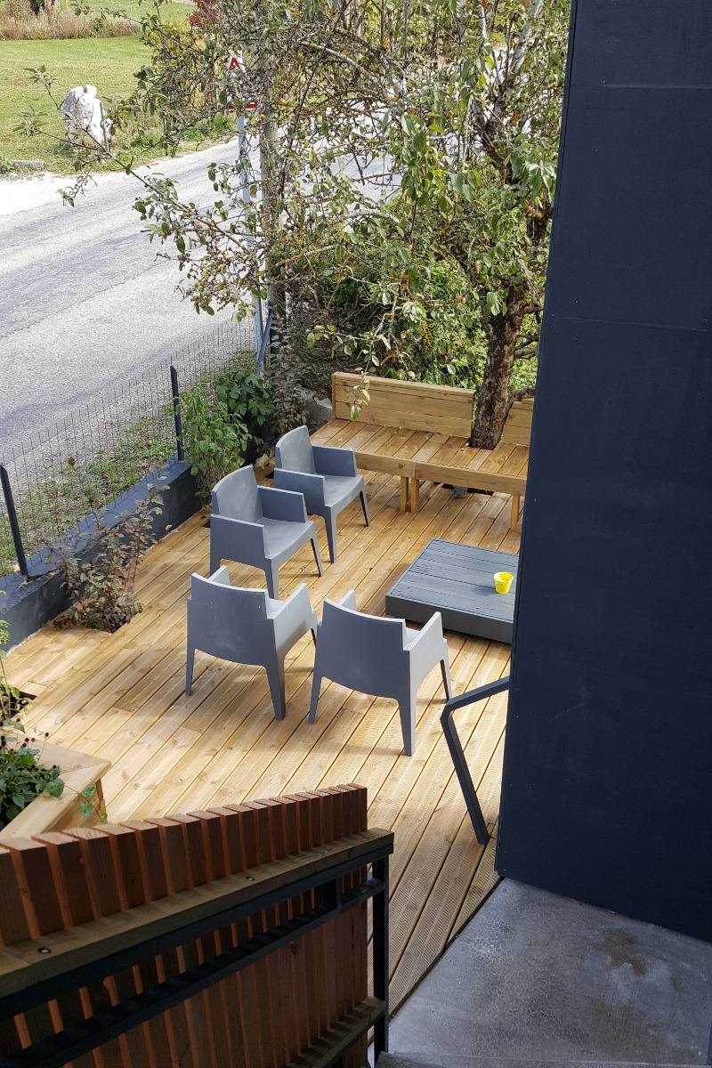 Terrasse 20 m2 en RDJ - Location de vacances - Villard-de-Lans