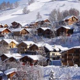 Vue lointaine hiver - Location de vacances - les Deux Alpes