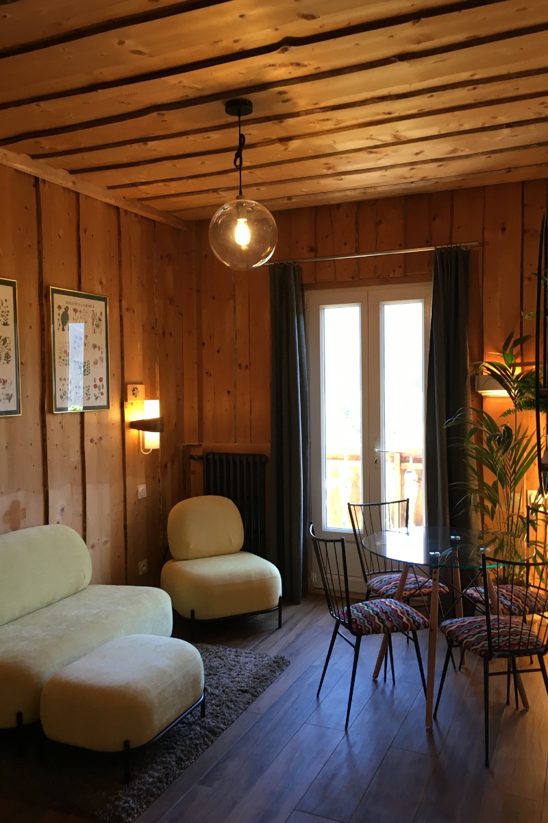 Séjour avec balcon/sud - Chambre d'hôtes - Le Sappey-en-Chartreuse