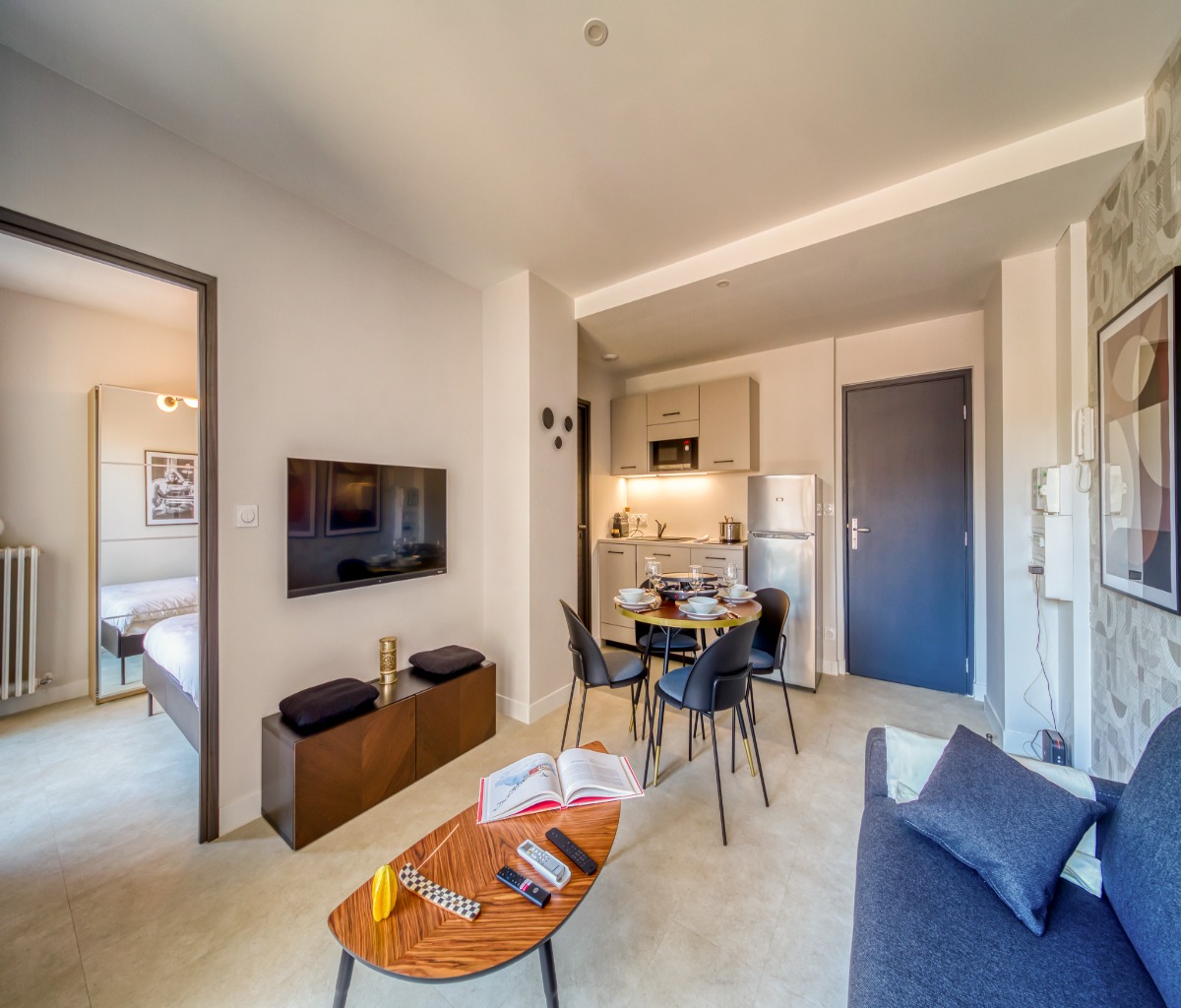 Le spacieux 4 location meublée Grenoble tout confort court et long séjour - appartement Grenoble Alpes Métropole - Location de vacances - Grenoble