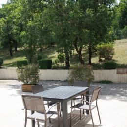 Terrasse extérieure - Location de vacances - Cahors