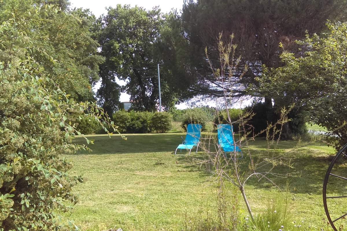 Le jardin en été - Location de vacances - Saint-Pierre-de-Buzet