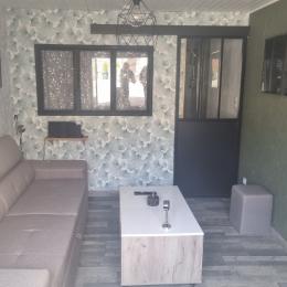 salon coin tv  - Location de vacances - Meyrueis