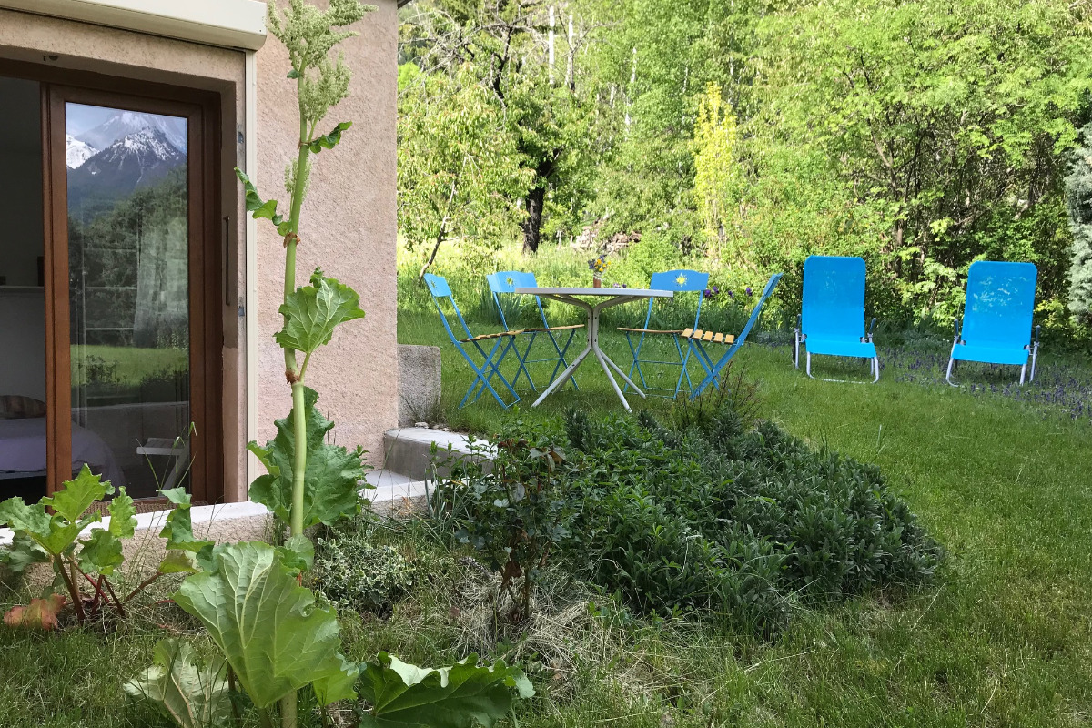 jardin vue vers le nord - Location de vacances - Briançon