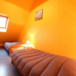 Chambre 2 lits simples - Location de vacances - Omonville-la-Rogue