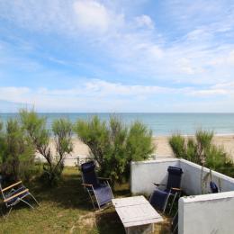 Espace détente au bord de plage - Location de vacances - Urville-Nacqueville