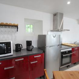 Cuisine aménagée - Location de vacances - Hauteville-sur-Mer