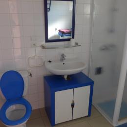 Salle d'eau et toilettes - Location de vacances - Soncourt-sur-Marne