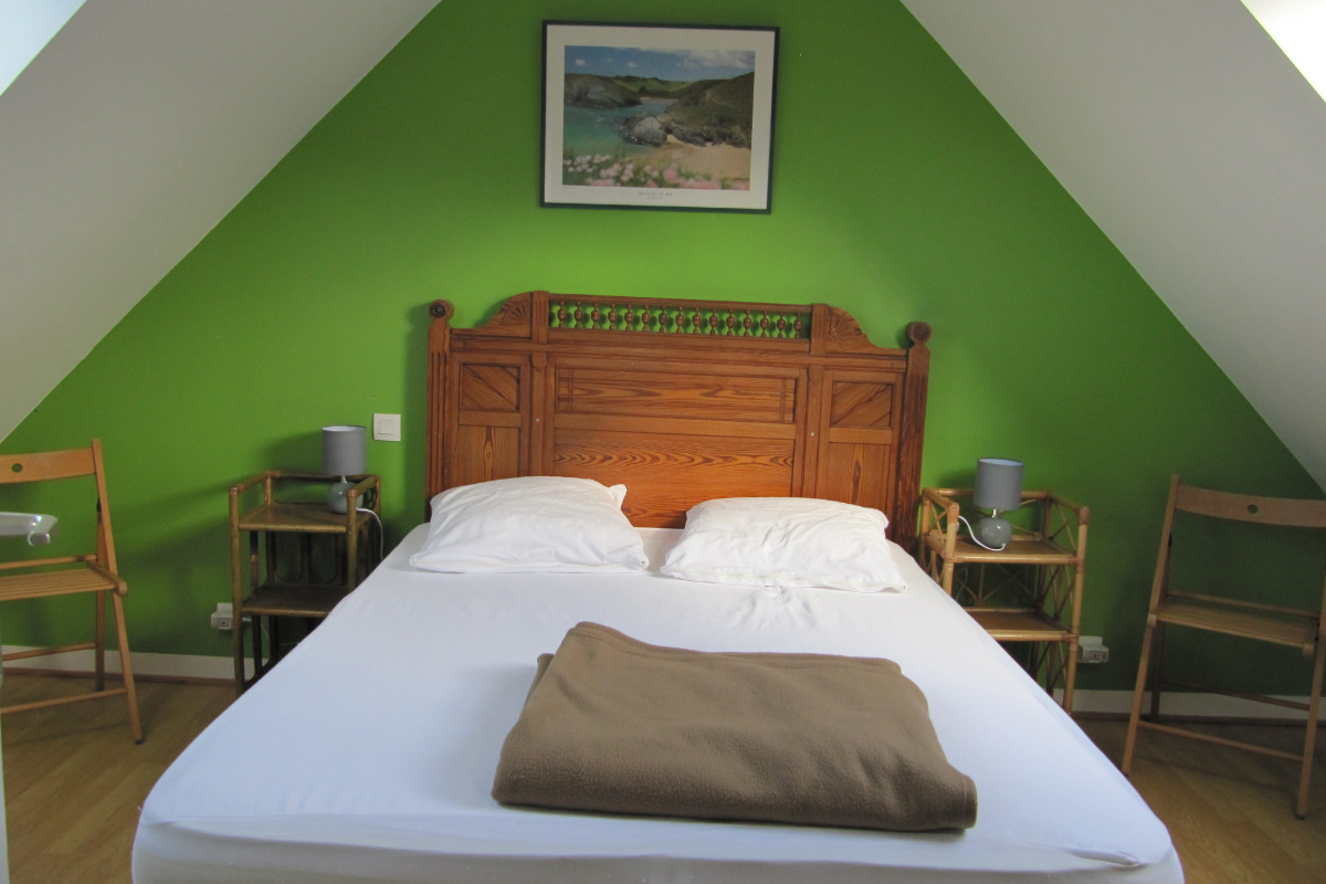 chambre lit double - Location de vacances - Bangor