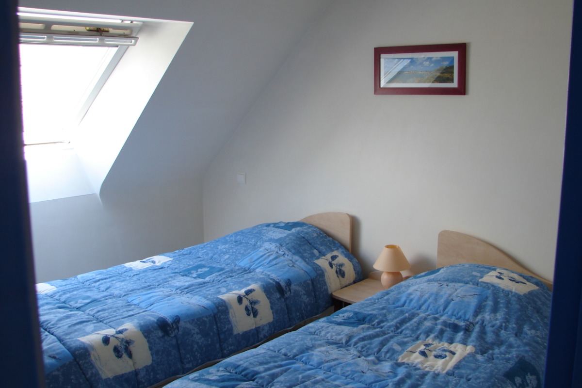 Chambre 2 lits de 90 - Location de vacances - Erdeven